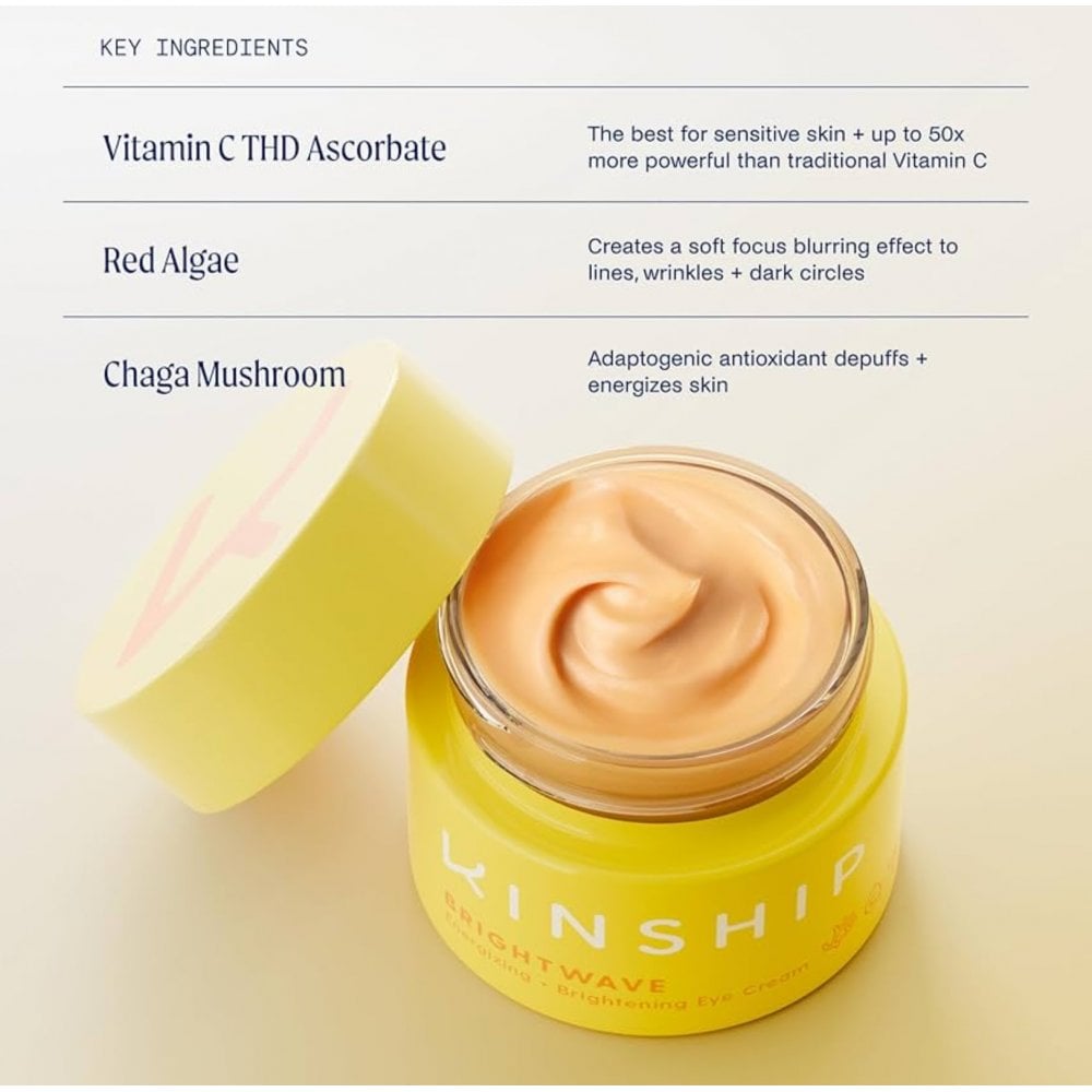 Kinship Kinship Brightwave Energizing + Brightening Eye Cream 15g - Health & Beauty > Personal Care > Cosmetics > Skin Care > Eye Creams