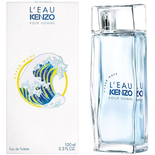 Kenzo Kenzo L Eau Kenzo Pour Homme Hyper Wave 100ml EDT Spray - Health & Beauty > Personal Care > Cosmetics > Perfumes & Colognes > Eaux De Toilette