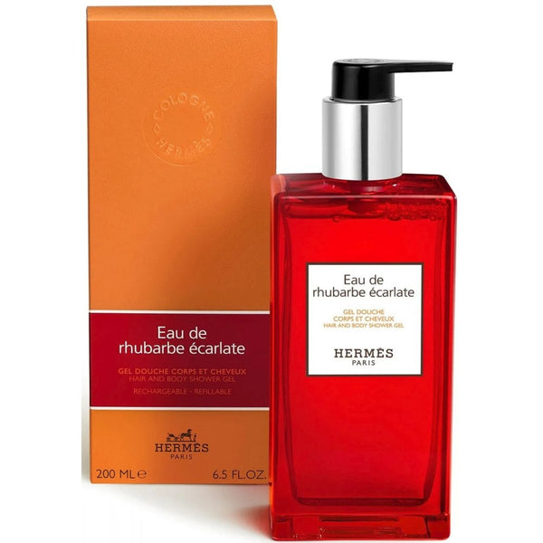 Hermes Hermes Eau De Rhubarbe ecarlate Hair And Body Shower Gel 200ml - Health & Beauty > Personal Care > Cosmetics > Bath & Body > Body Wash