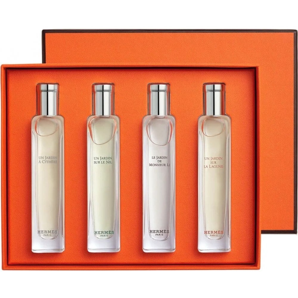 Hermes Hermes The Parfums-Jardin Collection Travel Gift Set 4 Pieces - Health & Beauty > Personal Care > Cosmetics > Perfumes & Colognes > Eaux De Toilette