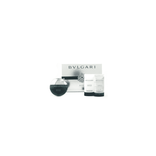 Bvlgari Bvlgari Aqua Pour Homme 50ml EDT Spray + 75ml Aftershave Emulsion + 75ml Shower Gel (Gift Set) -