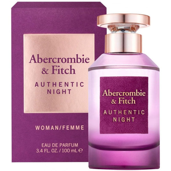 Abercrombie & Fitch Abercrombie & Fitch Authentic Night Femme 100ml EDP Spray - Health & Beauty > Personal Care > Cosmetics > Perfumes & Colognes > Eaux de Parfum