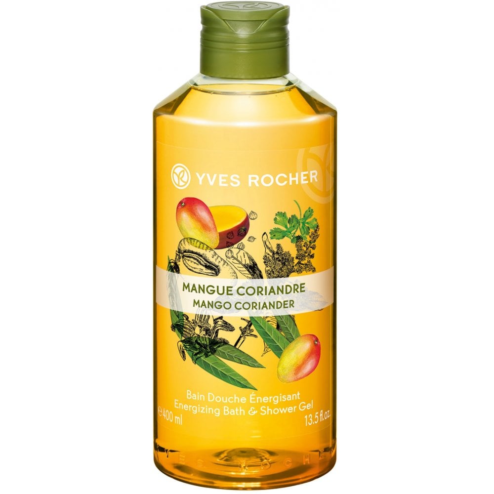 Yves Rocher Yves Rocher Mango Coriander Energizing Bath & Shower Gel 400ml - Health & Beauty > Personal Care > Cosmetics > Bath & Body > Body Wash