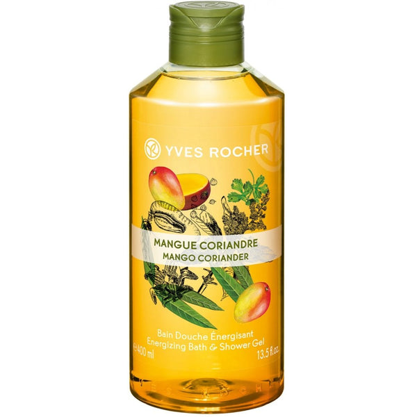 Yves Rocher Yves Rocher Mango Coriander Energizing Bath & Shower Gel 400ml - Health & Beauty > Personal Care > Cosmetics > Bath & Body > Body Wash