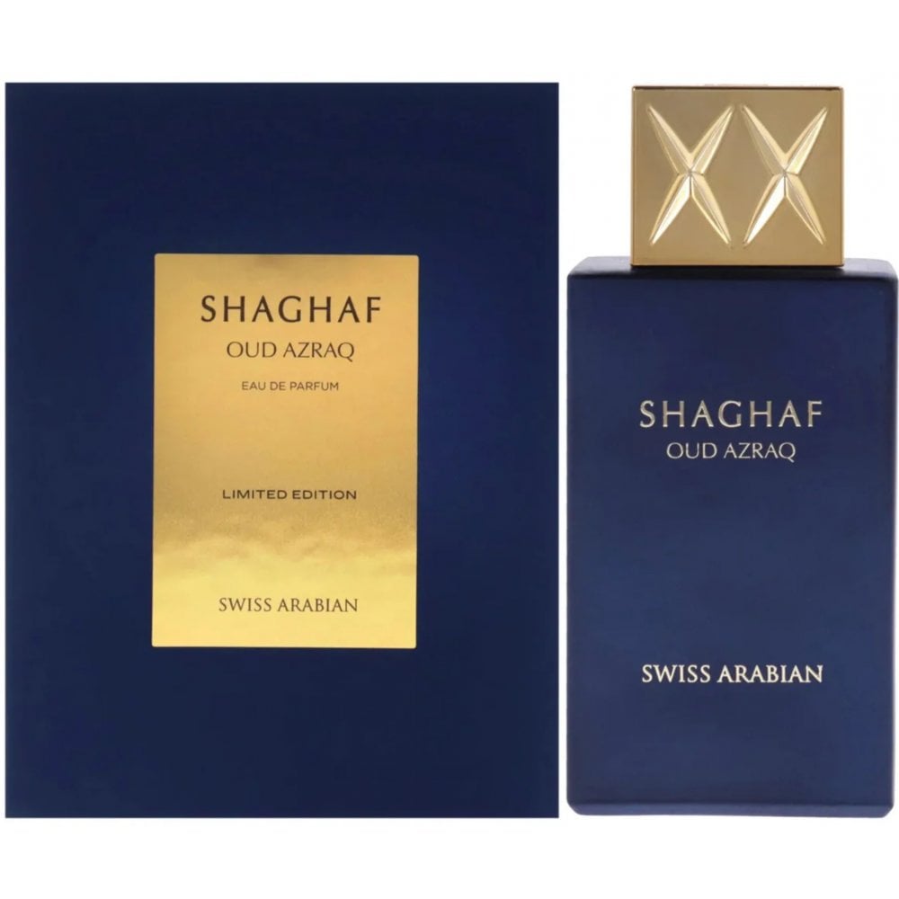 SWISS ARABIAN Swiss Arabian Shaghaf Oud Azraq 75ml EDP Spray - Health & Beauty > Personal Care > Cosmetics > Perfumes & Colognes > Eaux de Parfum