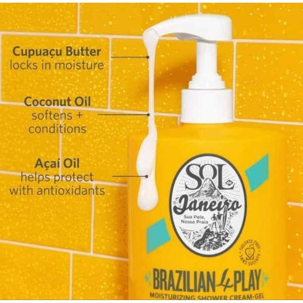 SOL DE JANEIRO Sol De Janeiro Brazilian Play Moisturizing Body Wash 1000ml - Health & Beauty > Personal Care > Cosmetics > Bath & Body > Body Wash
