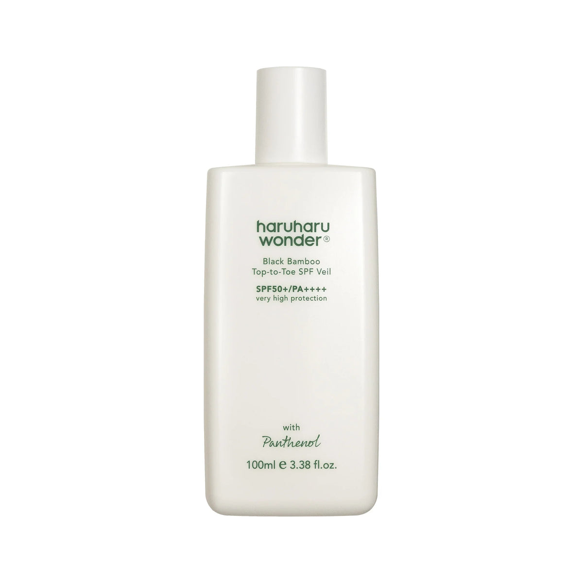 Haruharu Wonder Black Bamboo Top To Toe Sunscreen SPF50+ 100ml