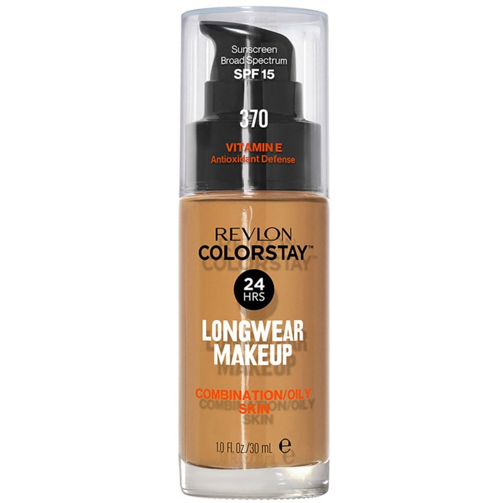Revlon Revlon Colorstay 24hr Liquid Foundation 30ml - 370 Natural Tan - Health & Beauty > Personal Care > Cosmetics > Makeup > Face Makeup > Foundations & Concealers