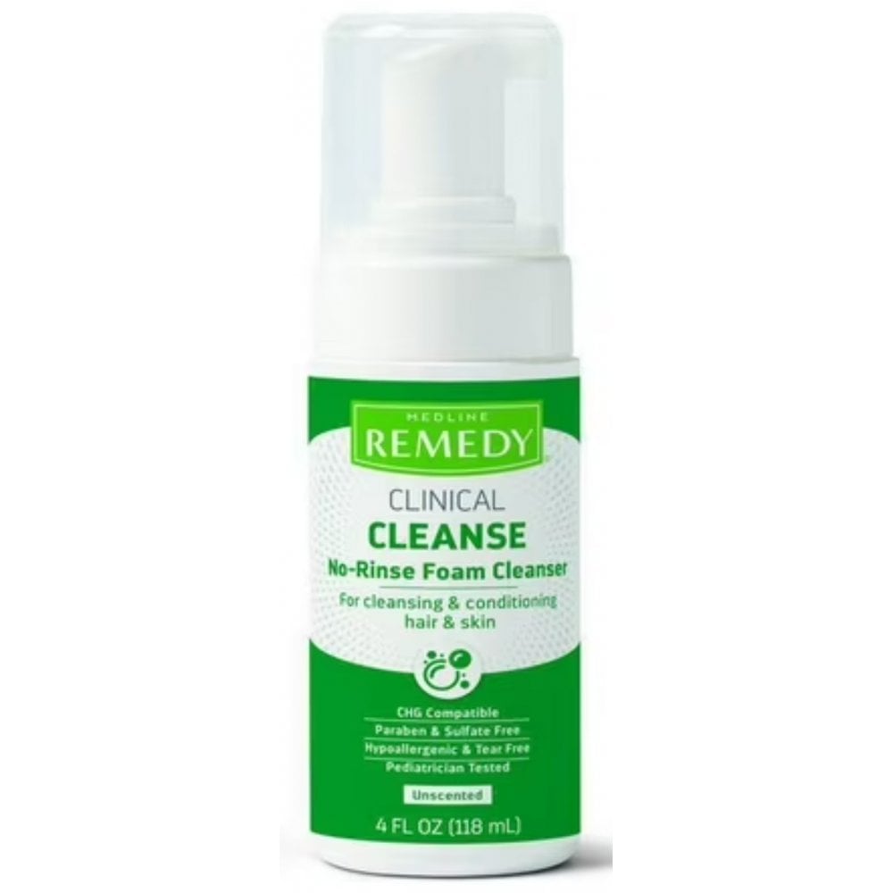 Medline Remedy Medline Remedy Clinical Cleanse 118ml No-Rinse Foam Cleanser - Health & Beauty > Personal Care > Cosmetics > Skin Care > Facial Cleansers