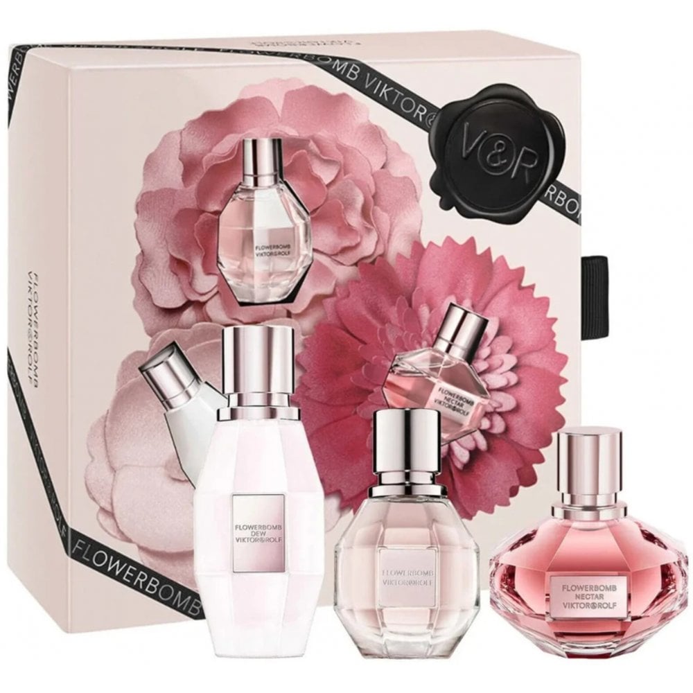 Viktor & Rolf Viktor & Rolf Flower Bomb Mini Set: 3x7ml EDP - Health & Beauty > Personal Care > Cosmetics > Perfumes & Colognes > Eaux de Parfum
