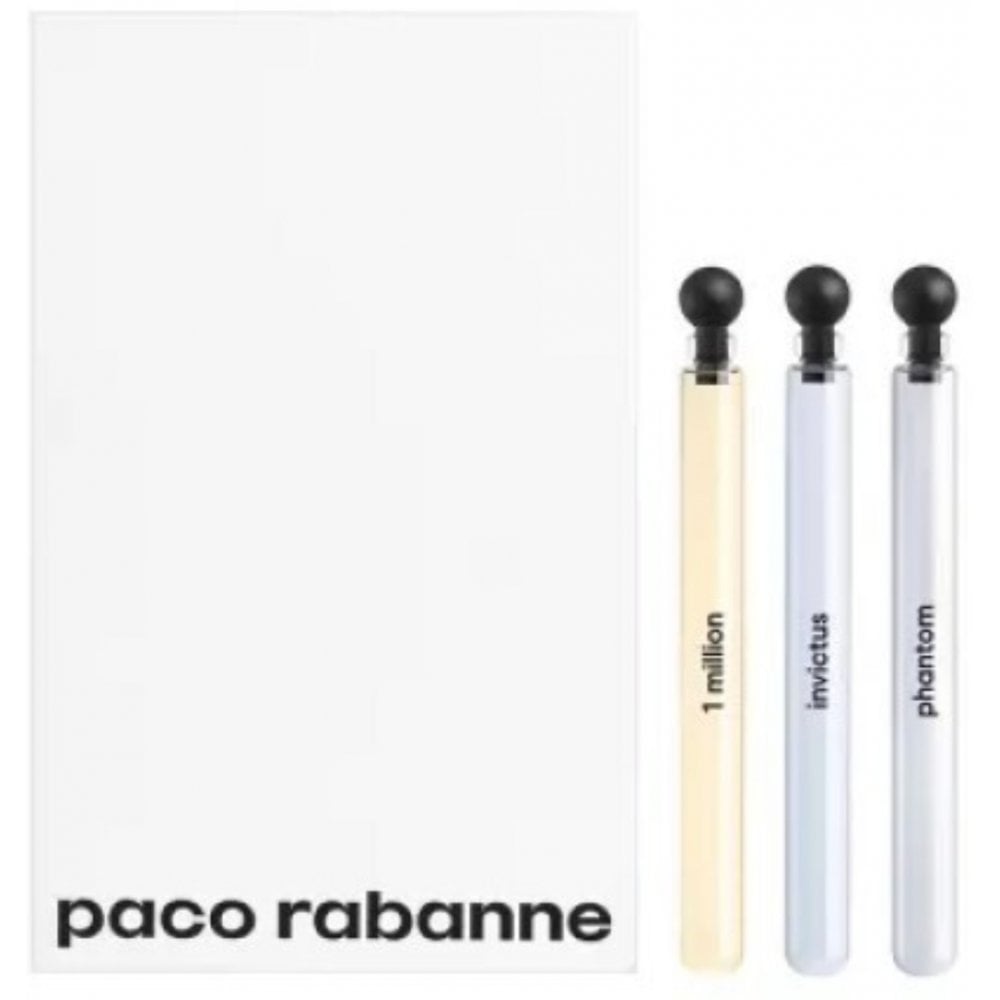 Paco Rabanne Paco Rabanne Miniature EDT Set 3x4ml (1 Million + Invictus + Phantom) - Health & Beauty > Personal Care > Cosmetics > Perfumes & Colognes > Eaux De Toilette