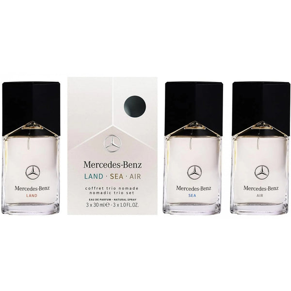 Mercedes Benz Mercedes Benz Multiline Trio Nomade Set Land / Sea / Air 3x30ml EDT - Health & Beauty > Personal Care > Cosmetics > Perfumes & Colognes > Eaux De Toilette