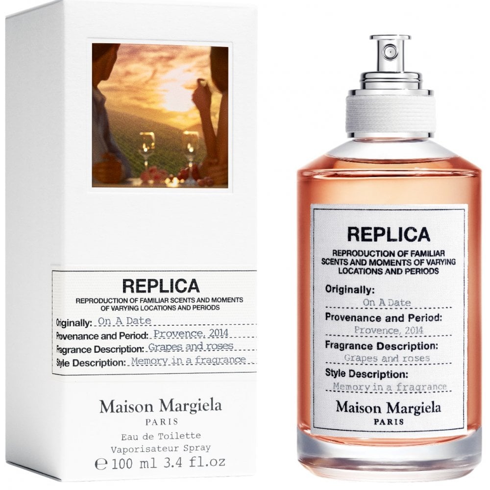 MAISON MARGIELA Maison Margiela Replica On A Date 100ml EDT Spray - Health & Beauty > Personal Care > Cosmetics > Perfumes & Colognes > Eaux De Toilette