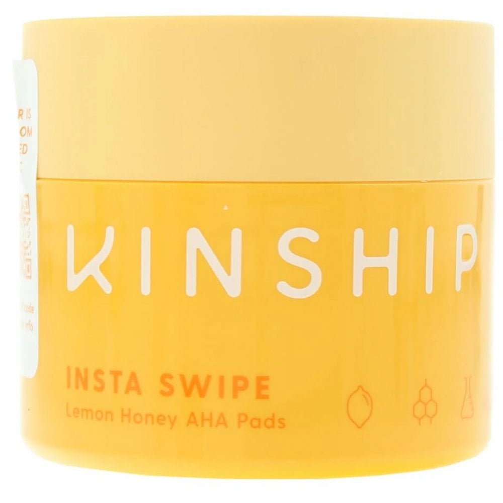 Kinship Kinship Insta Swipe Lemon Honey AHA Exfoliating Pads 45pcs - Health & Beauty > Personal Care > Cosmetics > Skin Care > Facial Cleansing Kits