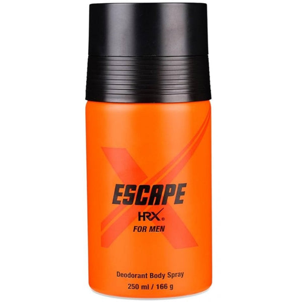 HRX HRX Escape For Men Deodorant Body Spray 250ml - Health & Beauty > Personal Care > Deodorants & Anti-Perspirant > Deodorants