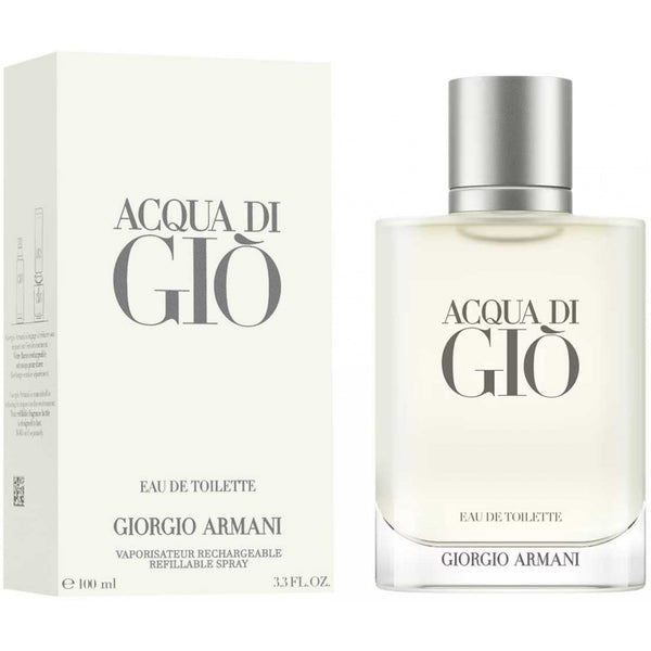 Giorgio Armani Giorgio Armani Acqua Di Gio Refillable 100ml EDT Spray - Health & Beauty > Personal Care > Cosmetics > Perfumes & Colognes > Eaux De Toilette