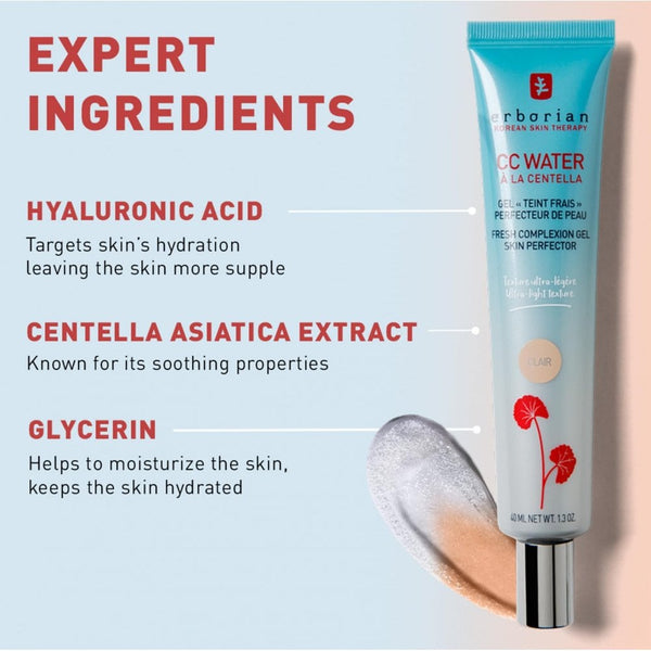 Erborian Erborian CC Water Skin Perfector Gel 40ml - Caramel - Health & Beauty > Personal Care > Cosmetics > Skin Care > Face Serums