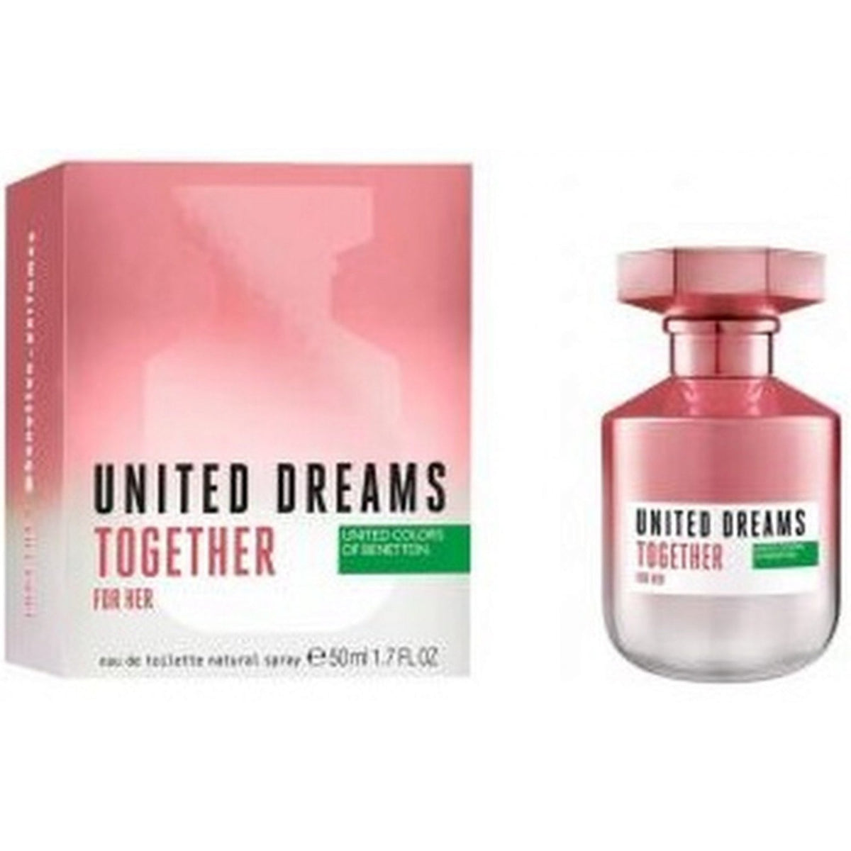 Benetton Benetton United Dreams Together For Her 50ml EDT Spray - Health & Beauty > Personal Care > Cosmetics > Perfumes & Colognes > Eaux De Toilette