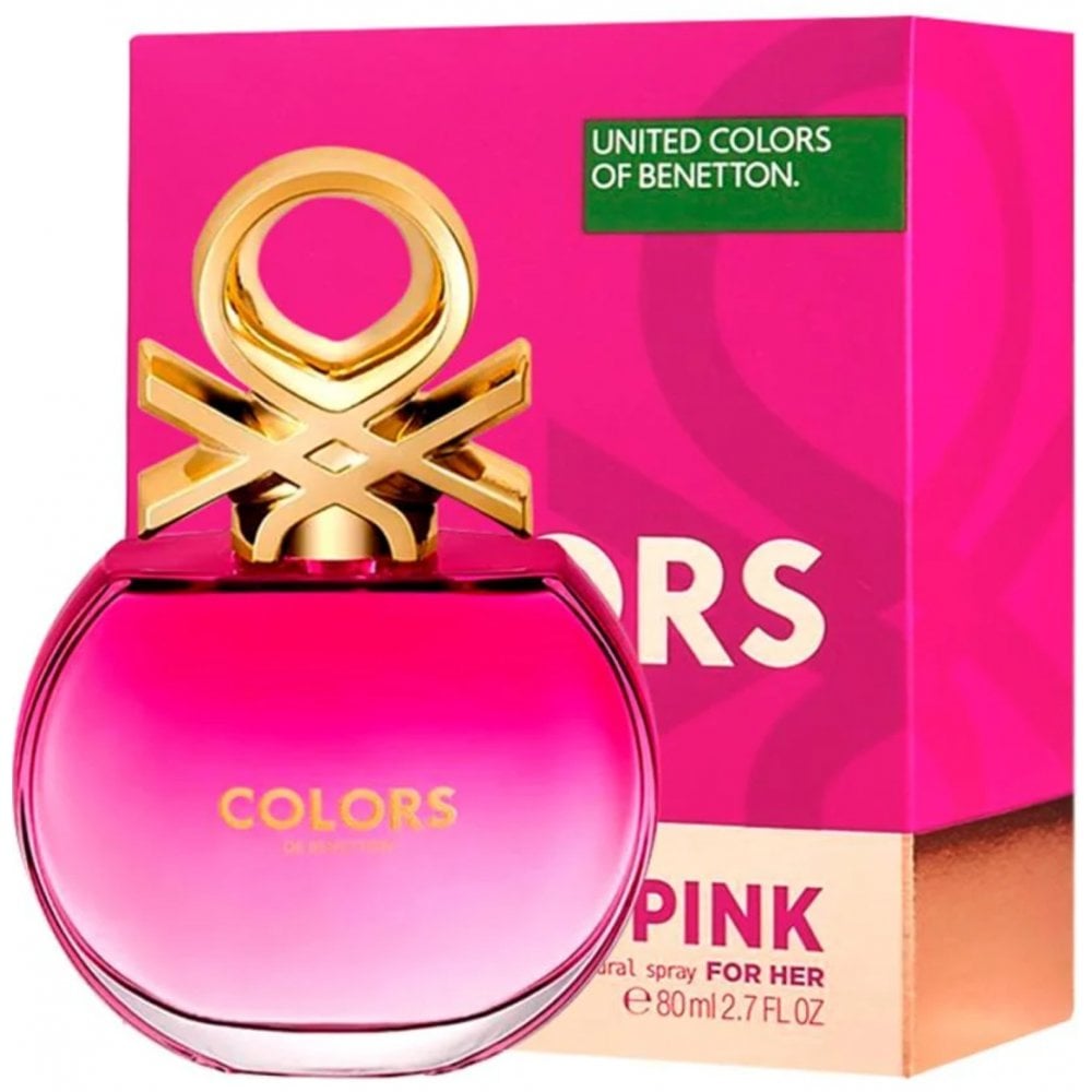 Benetton Benetton Colors Woman Pink 80ml EDT Spray - Health & Beauty > Personal Care > Cosmetics > Perfumes & Colognes > Eaux De Toilette