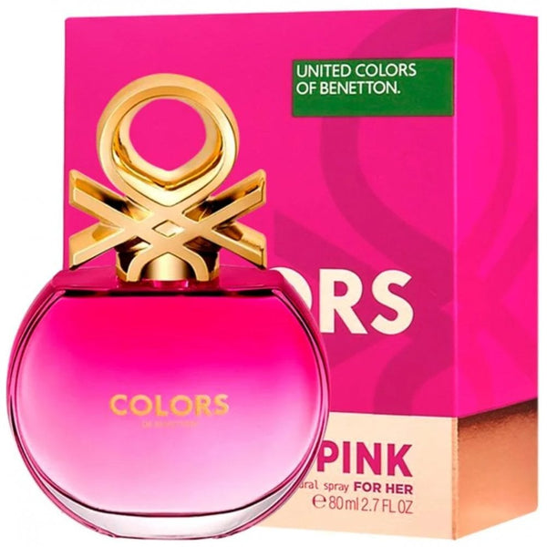 Benetton Benetton Colors Woman Pink 80ml EDT Spray - Health & Beauty > Personal Care > Cosmetics > Perfumes & Colognes > Eaux De Toilette