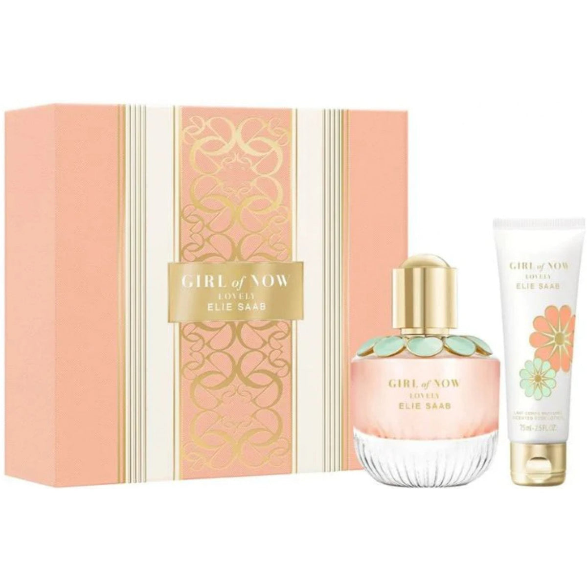 Elie Saab Elie Saab Girl Of Now Lovely EDP Gift Set 50ml + 75ml Body Lotion - Health & Beauty > Personal Care > Cosmetics > Bath & Body Gift Sets