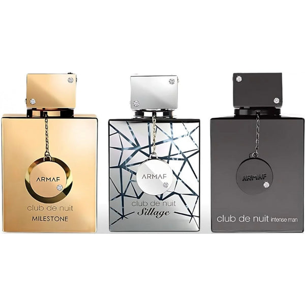 Armaf Armaf Club De Nuit Parfum Set 3x30ml - Intense Man + Sillage + Milestone - Health & Beauty > Personal Care > Cosmetics > Perfumes & Colognes > Eaux de Parfum