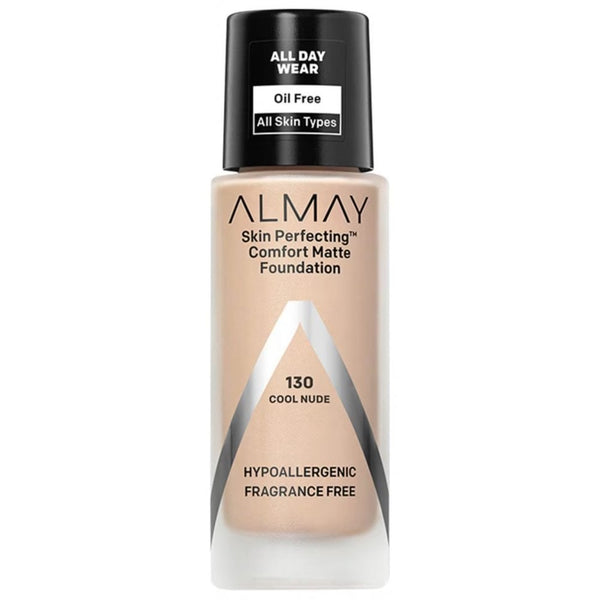 Almay Almay Skin Perfecting Comfort Matte Foundation 30ml - 130 Cool Nude - Health & Beauty > Personal Care > Cosmetics > Makeup > Face Makeup > Foundations & Concealers