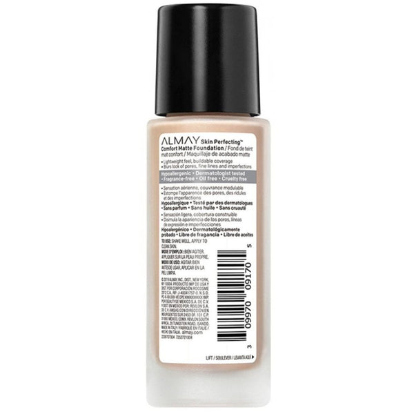 Almay Almay Skin Perfecting Comfort Matte Foundation 30ml - 130 Cool Nude - Health & Beauty > Personal Care > Cosmetics > Makeup > Face Makeup > Foundations & Concealers