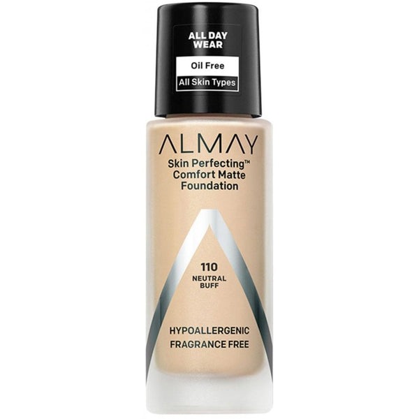 Almay Almay Skin Perfecting Comfort Matte Foundation 30ml - 110 Neutral Buff - Health & Beauty > Personal Care > Cosmetics > Makeup > Face Makeup > Foundations & Concealers