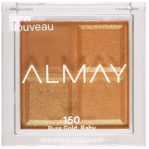 Almay Almay Eye Shadow Quad 3.5g - 150 Pure Gold - Health & Beauty > Personal Care > Cosmetics > Makeup > Eye Makeup > Eye Shadows