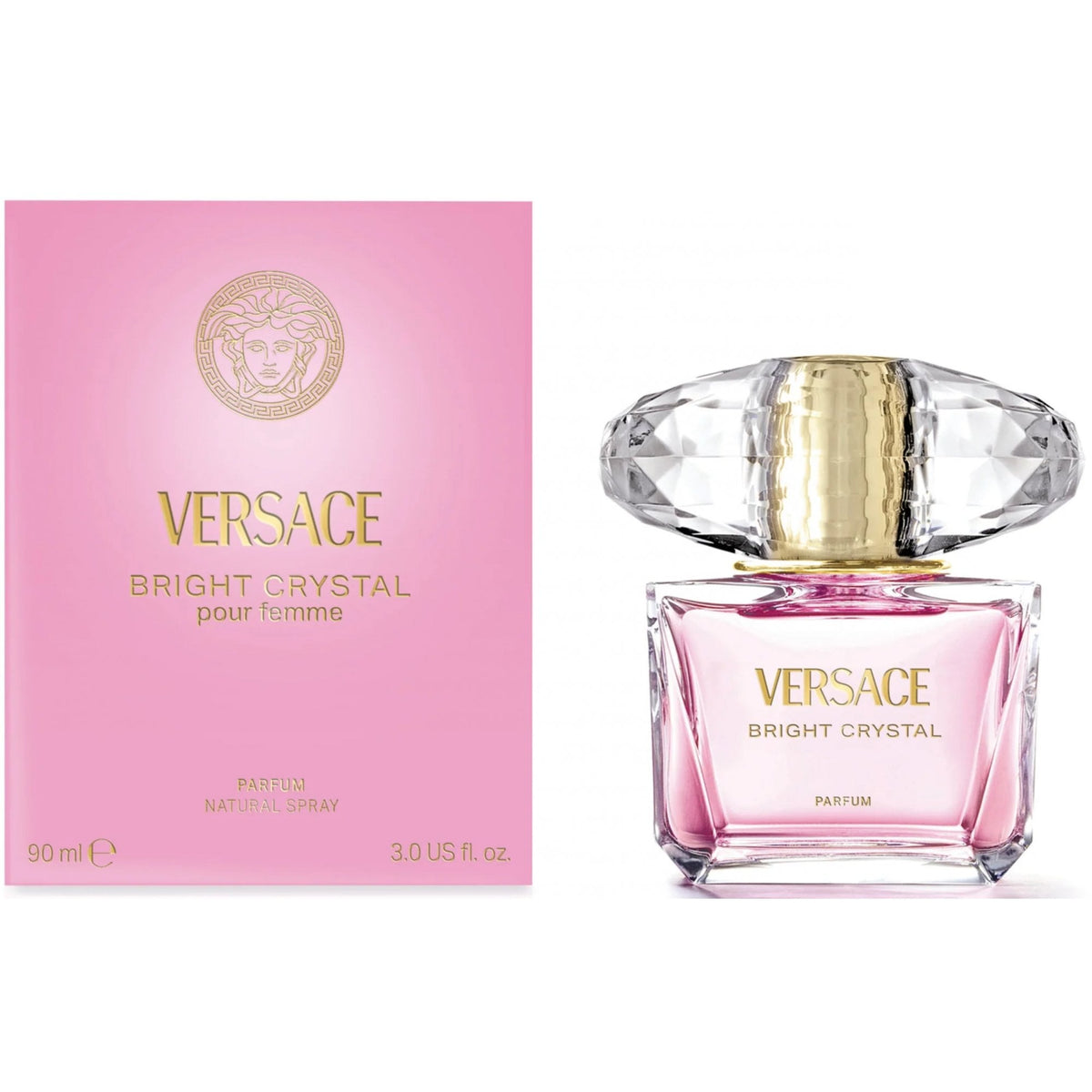 Versace Versace Bright Crystal Parfum 90ml EDP Spray - Health & Beauty > Personal Care > Cosmetics > Perfumes & Colognes > Eaux de Parfum