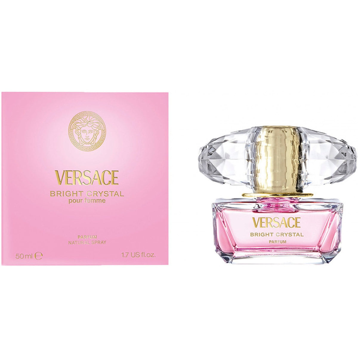 Versace Versace Bright Crystal Parfum EDP 50ml Spray - Health & Beauty > Personal Care > Cosmetics > Perfumes & Colognes > Eaux de Parfum