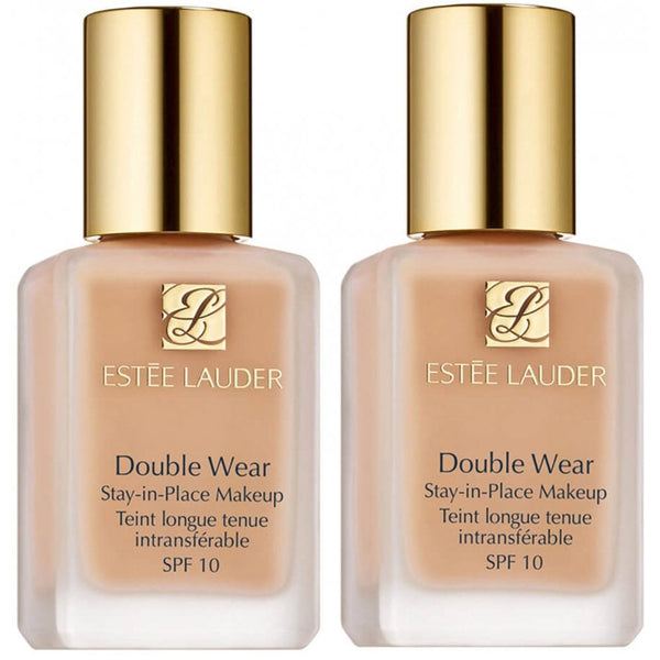 Estee Lauder Estee Lauder Double Wear Stay In Place Foundation Duo 2 X 30ml - 1W2 Sand - Health & Beauty > Personal Care > Cosmetics > Makeup > Face Makeup > Foundations & Concealers