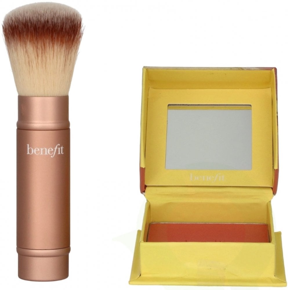 Benefit Benefit Cheek-End Getaway Set Shellie Blush + Multitasking Brush - Health & Beauty > Personal Care > Cosmetics > Cosmetic Sets