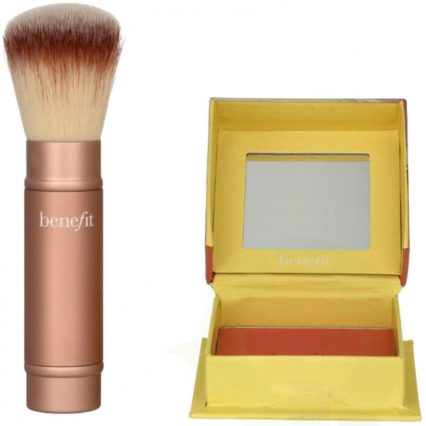 Benefit Benefit Cheek-End Getaway Set Shellie Blush + Multitasking Brush - Health & Beauty > Personal Care > Cosmetics > Cosmetic Sets