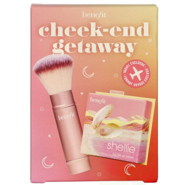 Benefit Benefit Cheek-End Getaway Set Shellie Blush + Multitasking Brush - Health & Beauty > Personal Care > Cosmetics > Cosmetic Sets