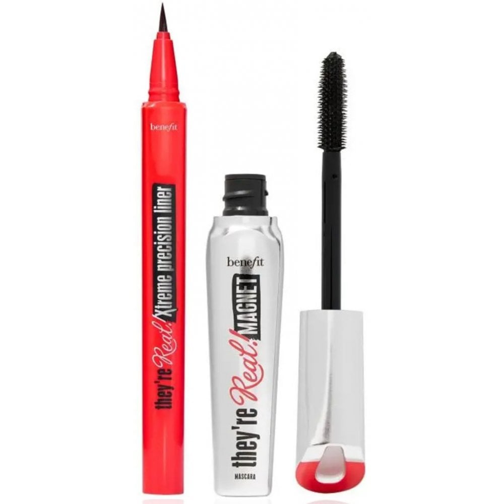 Benefit Benefit They'Re Real Gift Set 0.35ml Xtreme Precision Black Eyeliner + 8.5G Magnet Mascara N65 Black - Health & Beauty > Personal Care > Cosmetics > Cosmetic Sets