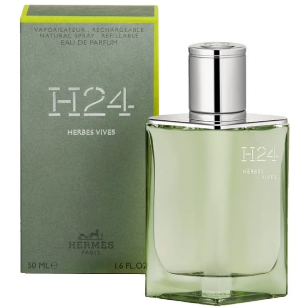 Hermes Hermes H24 Herbes Vives Rechargeable 50ml EDP Spray - Health & Beauty > Personal Care > Cosmetics > Perfumes & Colognes > Eaux de Parfum