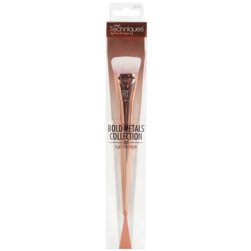 Real Techniques Real Techniques Bold Metals Collection 301 Flat Contour Brush - Health & Beauty > Personal Care > Cosmetics > Cosmetic Tools > Makeup Tools > Makeup Brushes
