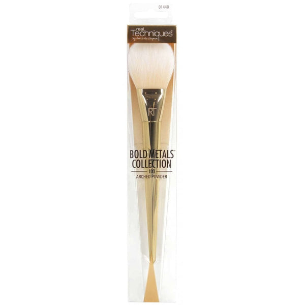 Real Techniques Real Techniques Bold Metals Collection Cosmetic Brush - Arched Powder - Health & Beauty > Personal Care > Cosmetics > Cosmetic Tools > Makeup Tools > Makeup Brushes