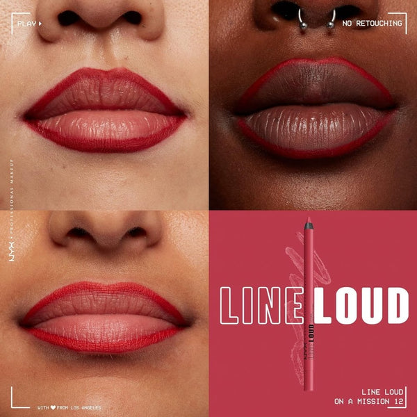 Nyx NYX Line Loud Lip Pencil 1.2g - On A Mission - Health & Beauty > Personal Care > Cosmetics > Makeup > Lip Makeup > Lip Liners