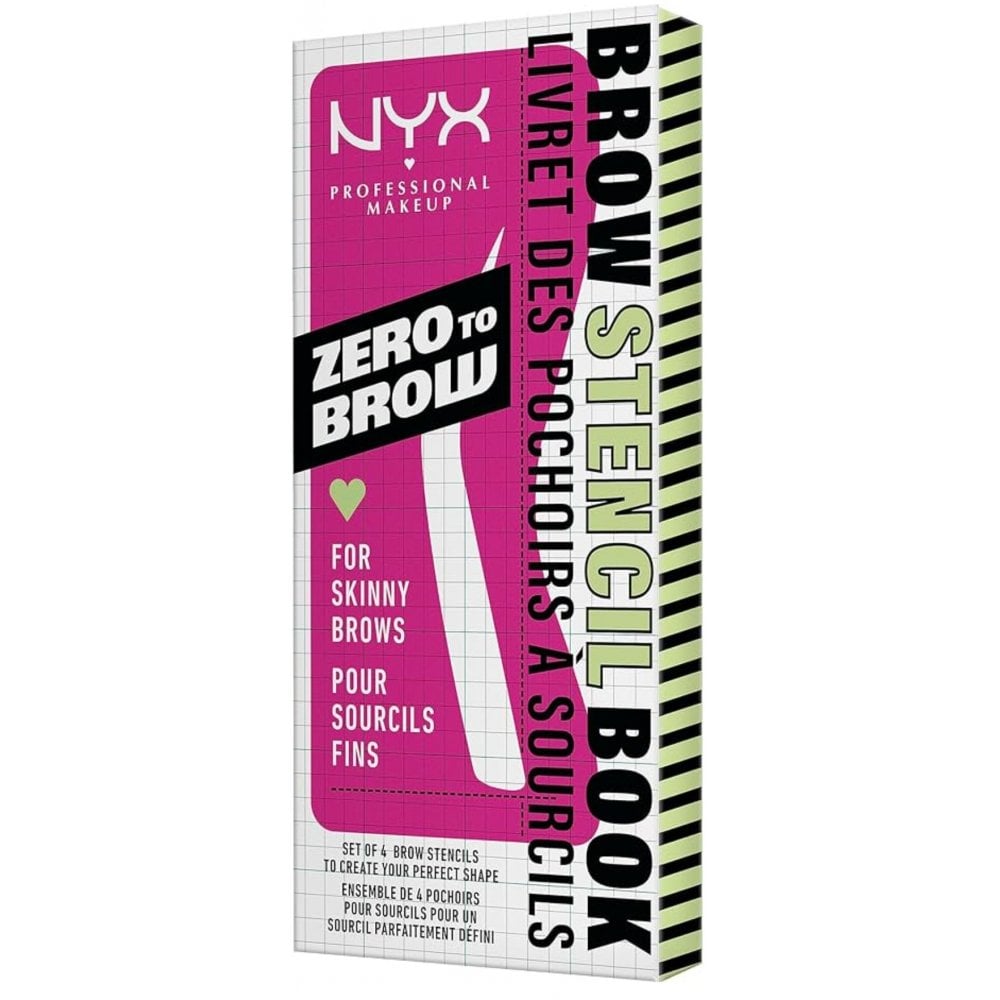 Nyx NYX Zero To Brow Stencil 4pcs - Health & Beauty > Personal Care > Cosmetics > Cosmetic Tools > Makeup Tools > Eyebrow Stencils