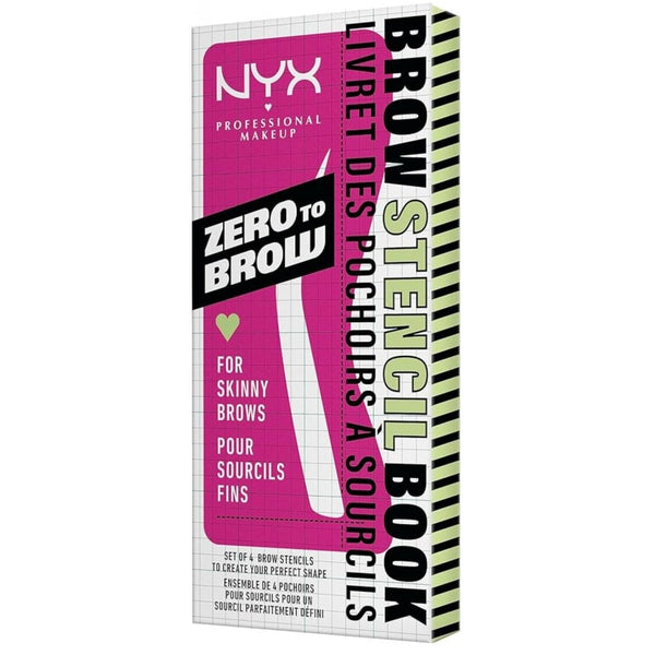 Nyx NYX Zero To Brow Stencil 4pcs - Health & Beauty > Personal Care > Cosmetics > Cosmetic Tools > Makeup Tools > Eyebrow Stencils