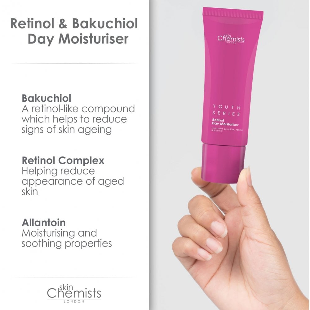 Skin Chemists Skin Chemists Youth Series Retinol & Bakuchiol Day Moisturiser 50ml - Health & Beauty > Personal Care > Cosmetics > Skin Care > Anti-Aging Skin Care