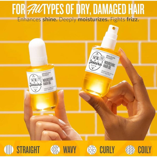 SOL DE JANEIRO Sol De Janeiro Brazilian Glossy Nourishing Hair Oil 58ml - Health & Beauty > Personal Care > Hair Care