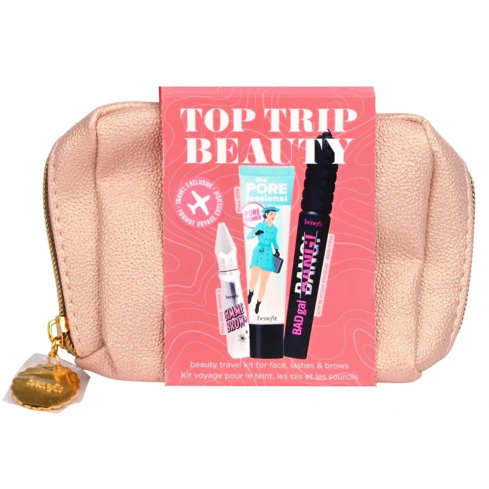 Benefit Benefit Top Trip Beauty Set 22ml Primer + 8.5G Mascara + In Shade 3 + Pouch Gimme Brow - Health & Beauty > Personal Care > Cosmetics > Cosmetic Sets