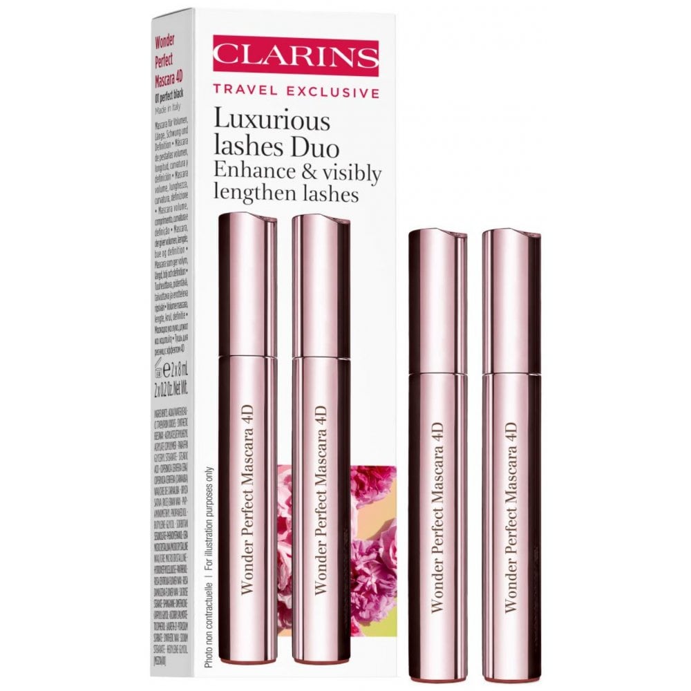Clarins Clarins Wonder Perfect 4D Mascara Duo Set - Health & Beauty > Personal Care > Cosmetics > Makeup > Eye Makeup > Mascaras