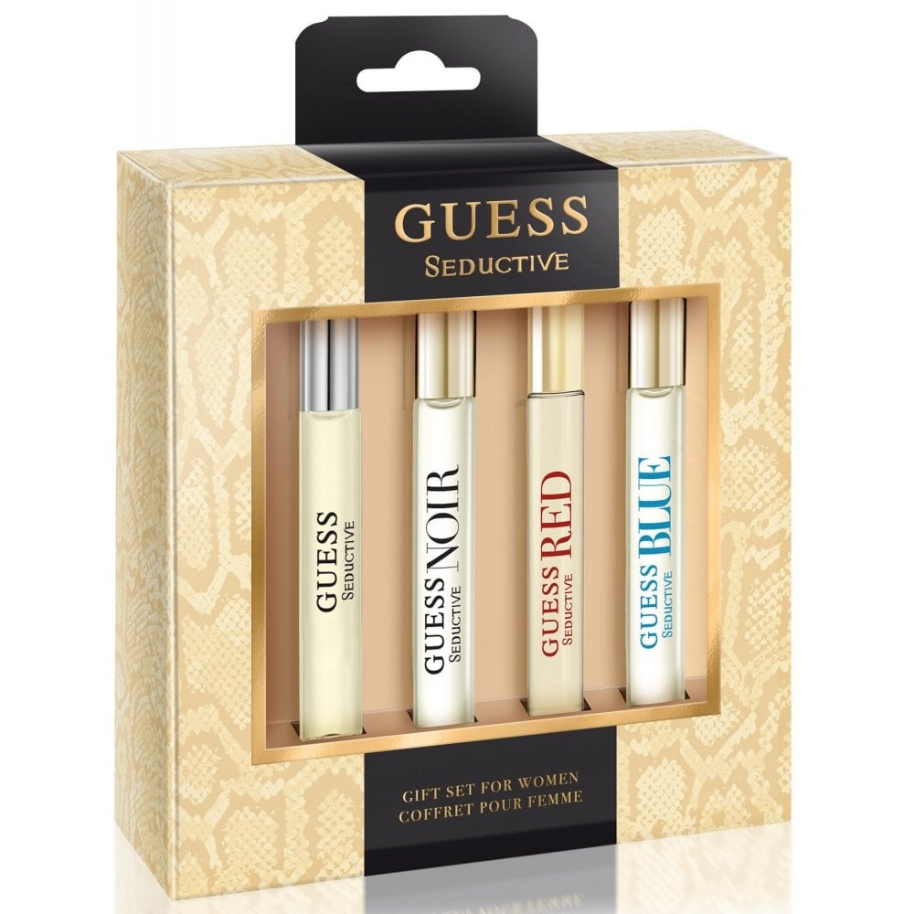 Guess Guess For Her Mini Set EDT 4 X 15ml (Seductive + Seductive Noir + Seductive Red + Seductive Blue) - Health & Beauty > Personal Care > Cosmetics > Perfumes & Colognes > Eaux De Toilette