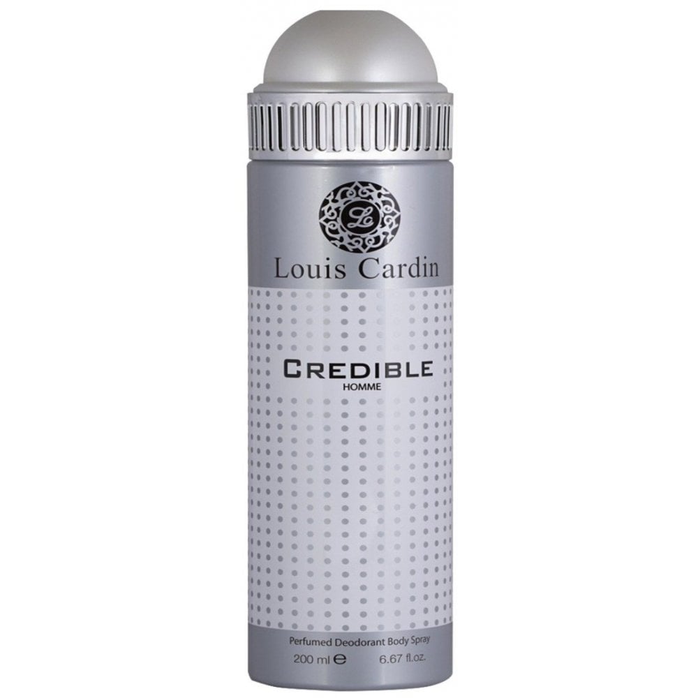 Louis Cardin Louis Cardin Credible Homme Deodorant Spray 200ml - Health & Beauty > Personal Care > Deodorants & Anti-Perspirant > Deodorants