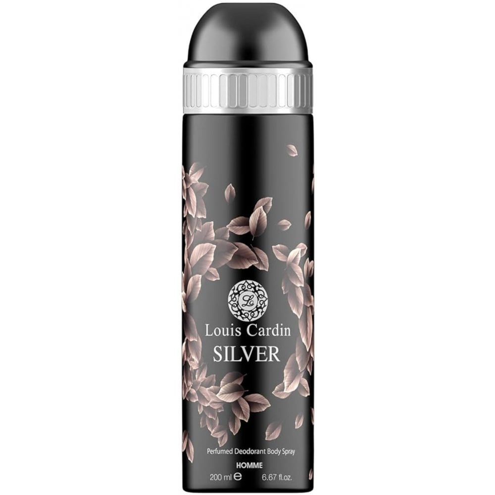 Louis Cardin Louis Cardin Silver Deodorant Spray 200ml - Health & Beauty > Personal Care > Deodorants & Anti-Perspirant > Deodorants
